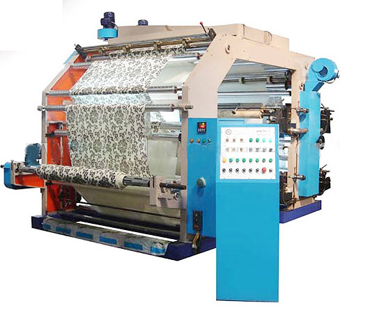 四色无纺布中高速柔性印刷机